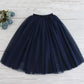 Solid Color Long Skirt