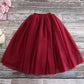 Solid Color Long Skirt