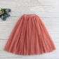 Solid Color Long Skirt