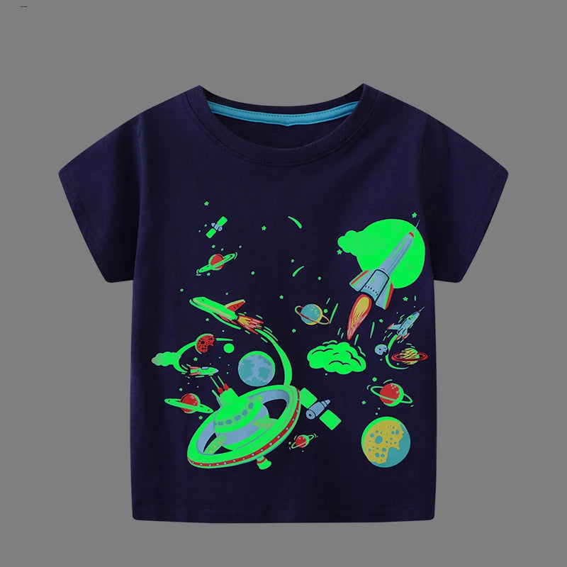 Glow In The Dark Dinosaur T-Shirt