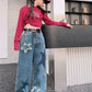 Big Pocket Cargo Style Jeans